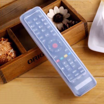 Sarung Silikon Remot Kontrol Universal TV Remote Case 21.5x5cm - Transparent