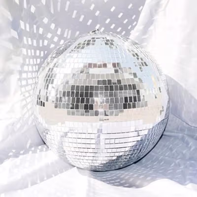 AILAMP Bola Disko Gantung Reflective Mirror Disco Ball 30cm - D018 - Silver