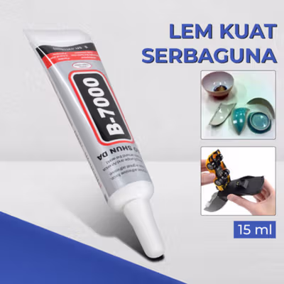 BAO SHUN DA Lem Kuat Serbaguna Power Glue Strong Adhesive 15ml - B-7000 - Transparent