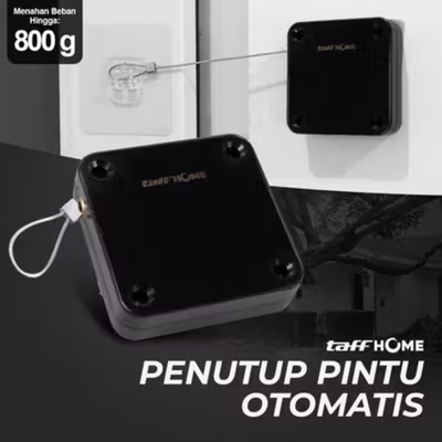 TaffHOME Tutup Pintu Otomatis Automatic Door Closer 800g - MO-206 - Black