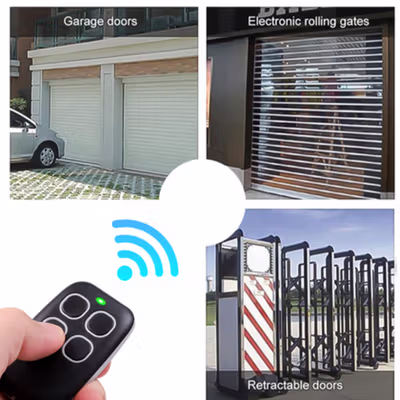 Kebidu Duplikator Remote Kontrol Garasi Gerbang Rolling Gate - KB30 - Black