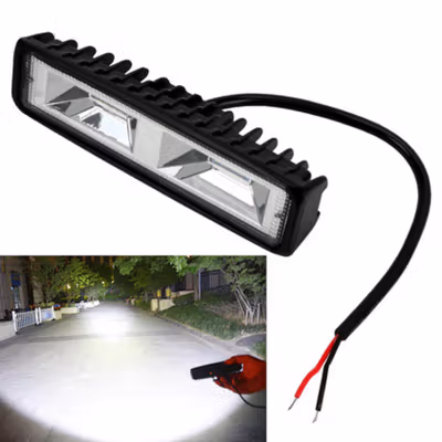TaffLED Lampu Sorot Mobil LED Floodlight Headlight Cool White 16W - C20-ES - Black