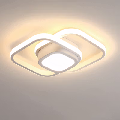 TaffLED Lampu Plafon LED Minimalis Nordic Style 3 Color 48W - EM210 - White