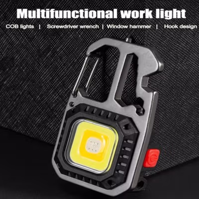 CIWIC Senter LED COB Magnetic Rechargeable Waterproof IPX4 1000 Lumens - W5138 - Silver
