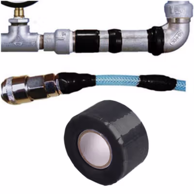 TaffPACK Lakban Isolasi Pipa Ledeng Waterproof 25mm 1.5M - A92-17 - Black