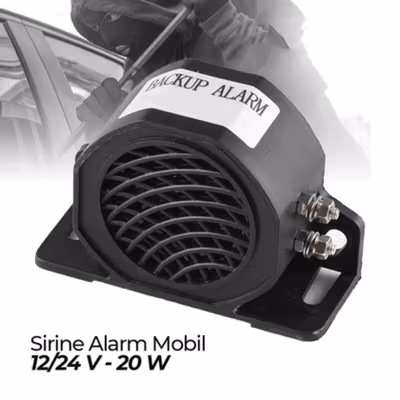 CarHave Sirine Speaker Alarm Mobil Bibi Siren 12-60V 105dB - BX101645 - Black