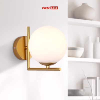 TaffLED Fitting Lampu Dinding Hias Rumah Nordic Wall E27 260V - XD-2027 - Golden