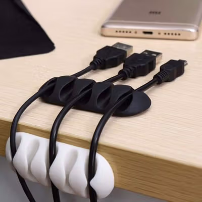Striveday Klip Kabel Organizer Cable Clip - KR-8005 - Black