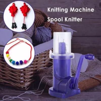 CCAN Mesin Rajut Tali Kepang Manual Knitting Machine Jewelry Tool - KB-508 - Purple