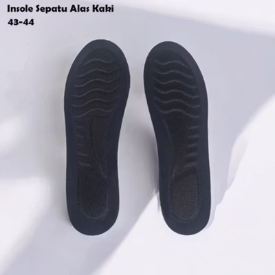 CHUJIE Insole Sepatu Alas Kaki Orthopedic Shock Absorption 1 Pair 43-44 - XD28 - Black