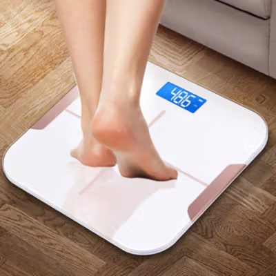 Taffware Digipounds Timbangan Badan Digital Scale 180kg Rechargeable Version - CB510 - White — gambar 1