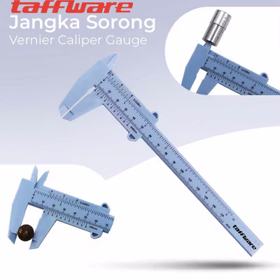 Taffware Jangka Sorong Kaliper Sigmat Gauge Micrometer 150mm - QST-600 - Blue
