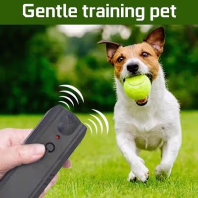 ILOPETS Ultrasonic Dog Repeller Training Latihan Anjing - TJ-3008 - Black