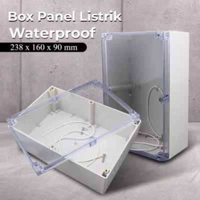 Vange Box Panel Listrik Duradus Junction Box Waterproof 238x160x90mm - VG-I01 - White