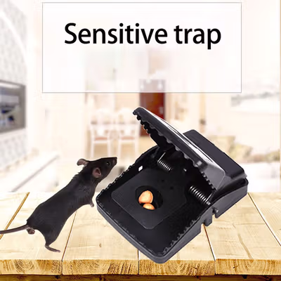 TaffHOME Jebakan Perangkap Tikus Mousetrap Sensitive - ZL-2021 - Black