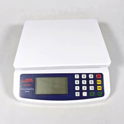 Taffware Digipounds Timbangan Digital Precision LCD Scale Food Plastic 30kg 1g - DT580 - White — gambar 1