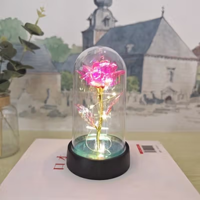 BOFEI Lampu Hias LED Mawar Beauty and The Beast Warm White 3000K 1 PCS - BF01 - Rose — gambar 1