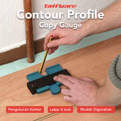 Taffware Contour Profile Copy Gauge Wood Marking 5Inch - J486 - Green
