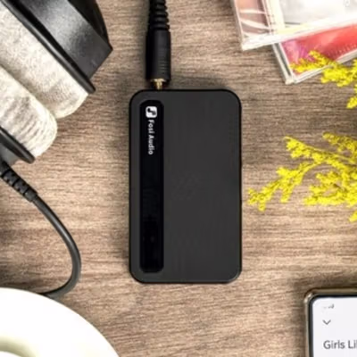 Fosi Audio Bluetooth Amplifier Headphone Receiver Portable 1200mAh - N3 - Black