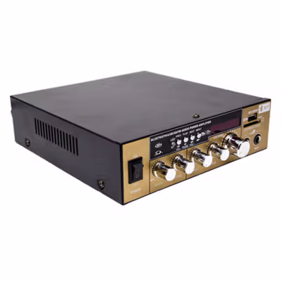 TELI Audio Amplifier Bluetooth Record Loop Playback 12V/220V - BT-158A-A - Brown