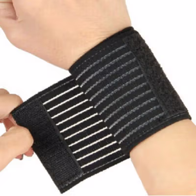 AOLIKES Pelindung Pergelangan Tangan Adjustable Wrist Support Bandage - AO184 - Black