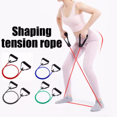 ARMS Tali Stretching Olahraga Yoga Fitness Portable Resistance Band - AR403 - Red