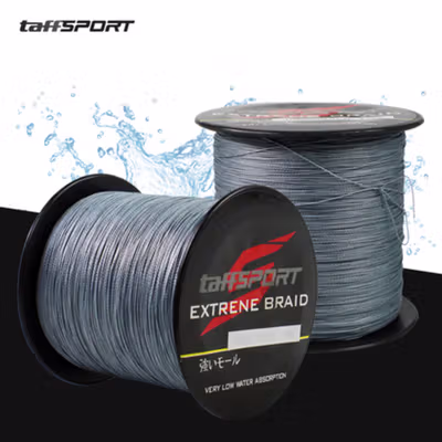 TaffSPORT Senar Benang Tali Pancing Extreme Braid 5.0 500M - FM-PEL - Gray