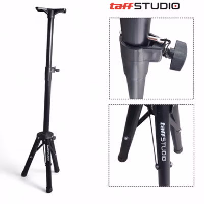 TaffSTUDIO Floor Tripod Stand Speaker Audio System 1.2M - CZS60100 - Black