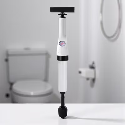 AGGPO Alat Pompa Sedot WC Toilet Plunger High Pressure - A072 - White