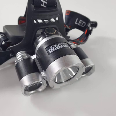 TaffLED Power Headlamp 3 LED 5000 Lumens Cree XM-L T6 - HD-LD - Black — gambar 2