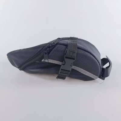 B-SOUL Tas Sepeda Saddle Bike Bag Oxford 600D Waterproof Reflektif - Black — gambar 2