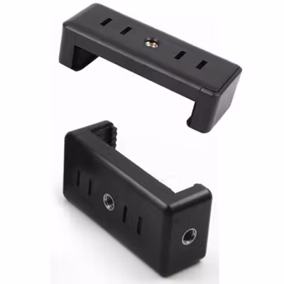 Universal Clamp for Smartphone with Dual Screw Hole 1/4 Inch - RV79 - Black — gambar 2
