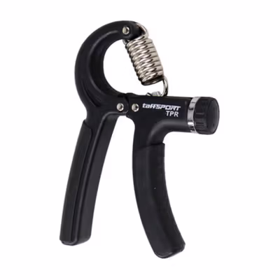 TaffSPORT Adjustable Hand Grip Olahraga Tangan 5-60kg - TPR - Black — gambar 2