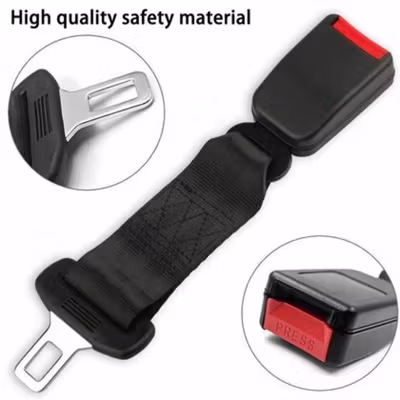 Sabuk Pengaman Mobil Tambahan Universal Safety Belt Extender - 2104 - Black — gambar 2