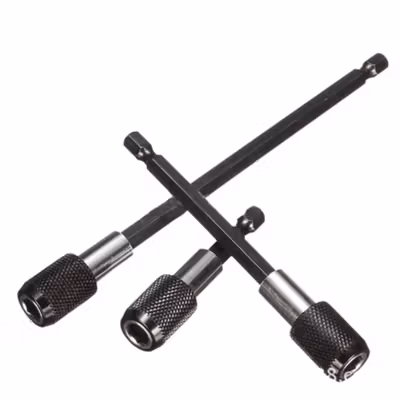 Obeng Hexagon Extension Rod Self Locking Post 3 PCS - HT43401-3P - Black — gambar 2