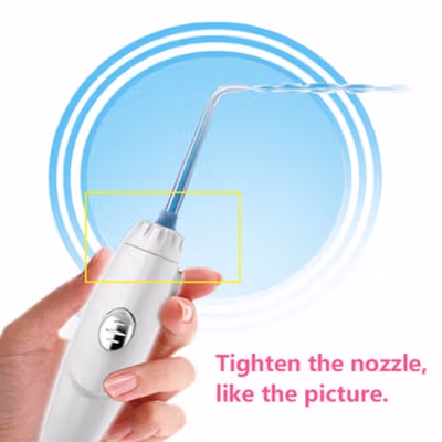 Waterpulse Dental Flosser Alat Semprot Pembersih Gigi 800ml - V300 - Blue — gambar 2
