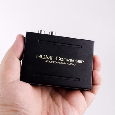 Audio Splitter 3 in 1 HDMI to HDMI Optical SPDIF RCA Converter HDTV - AY60 - Black — gambar 2