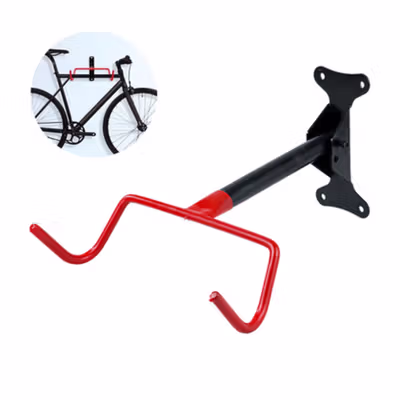 DUUTI Gantungan Dinding Sepeda Horizontal Frame Hanger 30kg - SW200 - Black — gambar 2