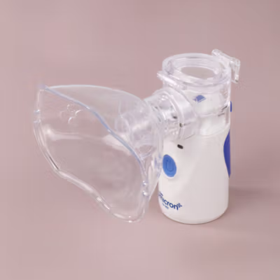 TaffOmicron Alat Terapi Pernapasan Mesh Nebulizer Inhaler Atomizer - YM-3R9 - White — gambar 2