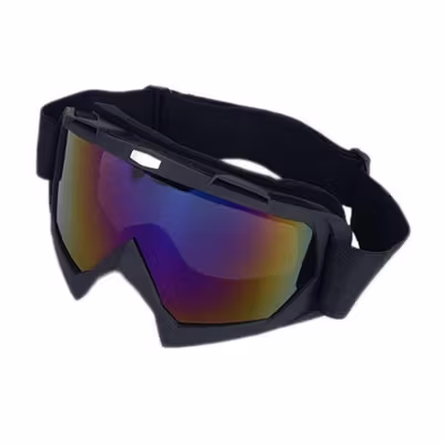 Kacamata Helm Motor Goggles Motocross ATV Windproof - H013 - Black — gambar 2