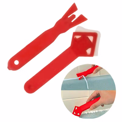 Balight Alat Pembersih Perapi Lem Silikon Sealant Tool Scraper - Red — gambar 2