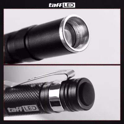TaffLED Senter LED Mini Cree XPE Q5 2000 Lumens - Mini864 - Black — gambar 2