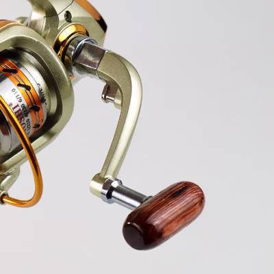 YUMOSHI REELSKING Reel Pancing Spinning Fishing Reel 5.5:1 1000 - EF1000 - Silver — gambar 2