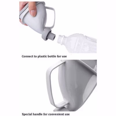 Auzan Urinator Travel Portable Emergency Toilet Pria Wanita - C1676 - Gray — gambar 2