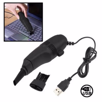 HARKO Mini Vacuum Cleaner USB Pembersih Debu Keyboard - FD-368 - Black — gambar 2