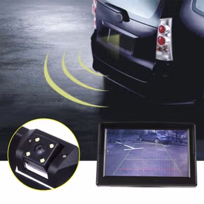 VODOOL Frame Pelat Nomor Polisi Kamera Belakang Mobil - JX9488 - Black — gambar 2