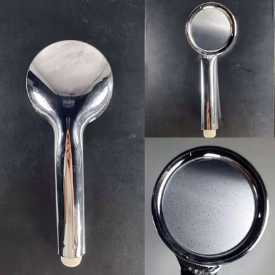 KALAX Kepala Shower Mandi Minimalist Pressurized Nozzle - K001 - Silver — gambar 2