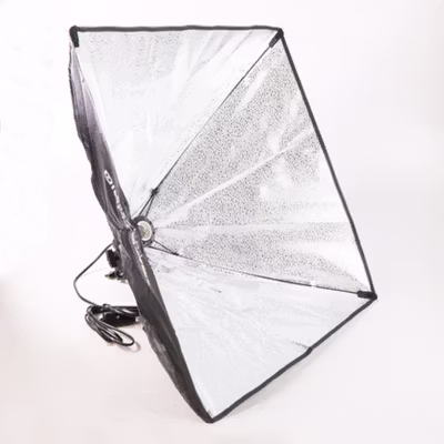 TaffSTUDIO Payung Softbox Reflektor 60x60cm E27 Single Socket - LD-TZ206 - Black — gambar 2