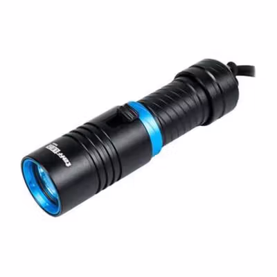 TaffLED Senter Selam Diving L2 Waterproof 30M IPX8 3800 Lumens - TR298 - Black — gambar 2