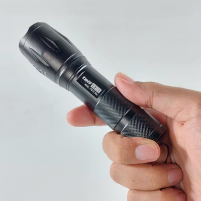 TaffLED Senter LED XML-T6 Rechargable Waterproof IPX4 10000 Lumens - E18u - Black — gambar 2